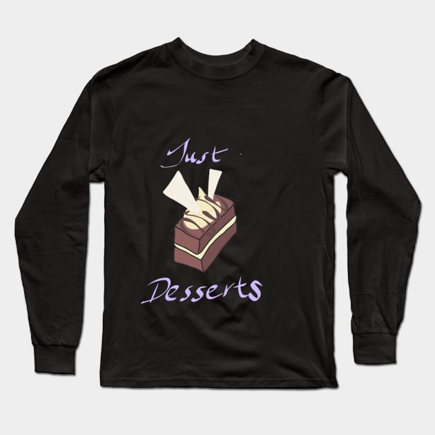 Just Dessert Long Sleeve T-Shirt by larissah94